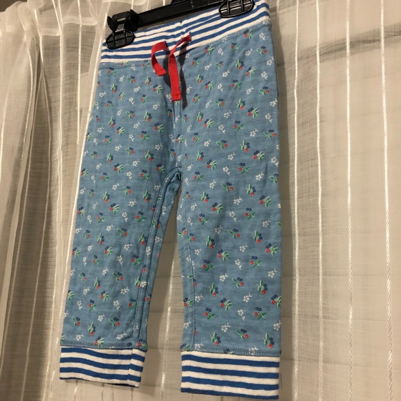 NWOT Baby Boden Floral Reversible Jogger Pants - Picture 3 of 6